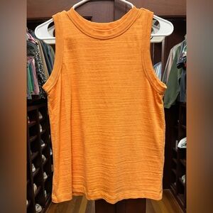 Loft Small Orange Harbor Tank Top